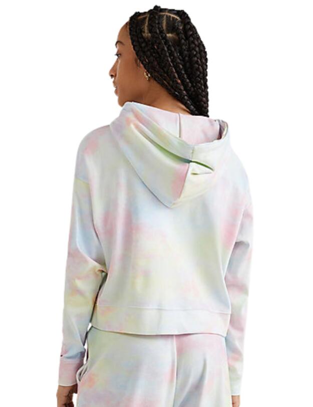 Tommy Hilfiger Tommy 85 Cropped Zip Hoodie Print Cloudy Haze 