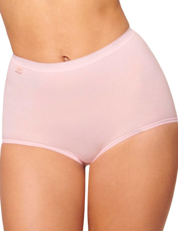 Sloggi Basic+ Maxi 3 Pack  Pink/Grey/Brown