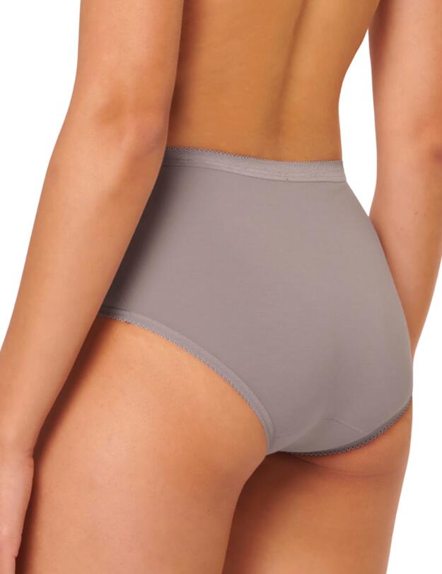Sloggi Basic+ 3 Pack Midi Brief Pink/Grey/Brown
