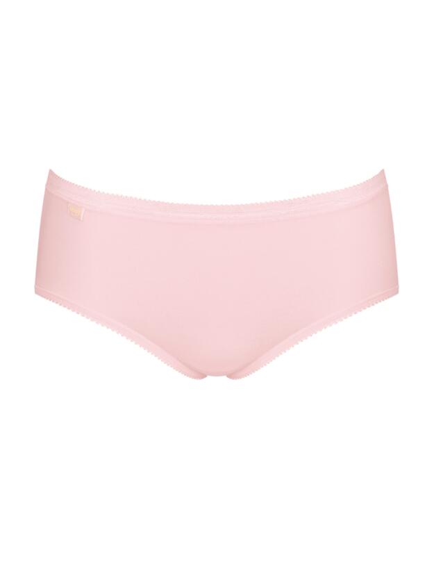Sloggi Basic+ 3 Pack Midi Brief Pink/Grey/Brown
