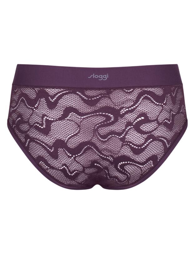Sloggi Go Allround Lace Midi Brief Plum 