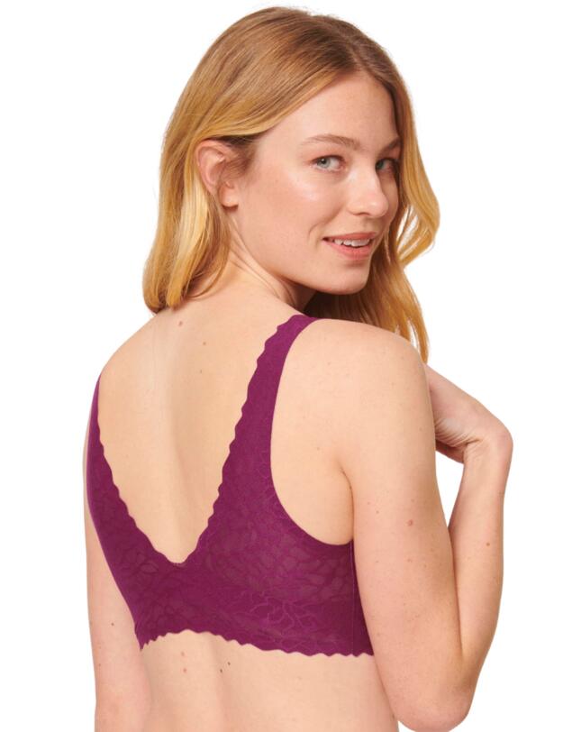 Sloggi Zero Feel Lace 2.0 Top Wine 