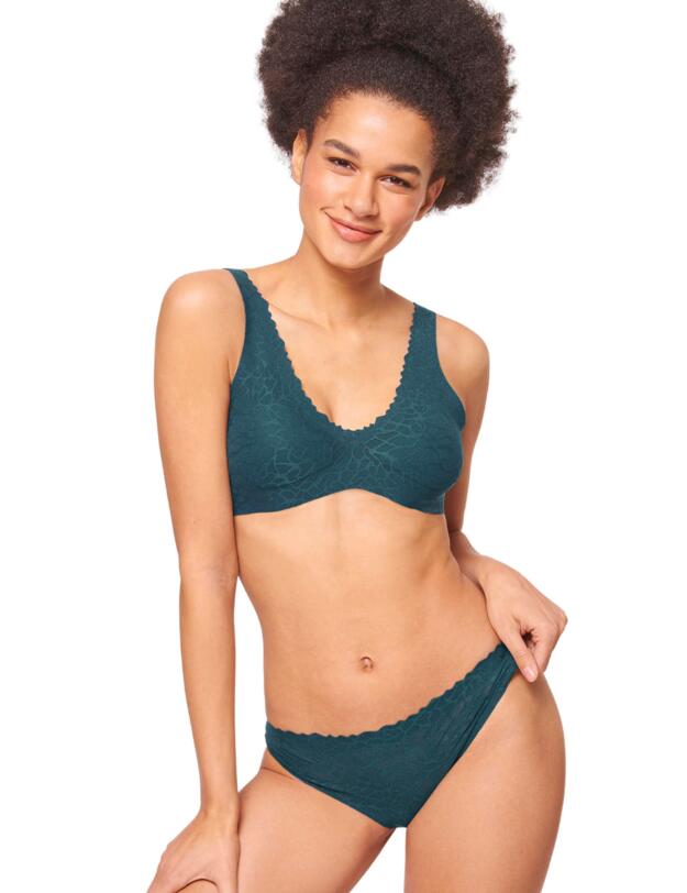 Sloggi Zero Feel Lace 2.0 Brazilian Brief Secret Lagoon