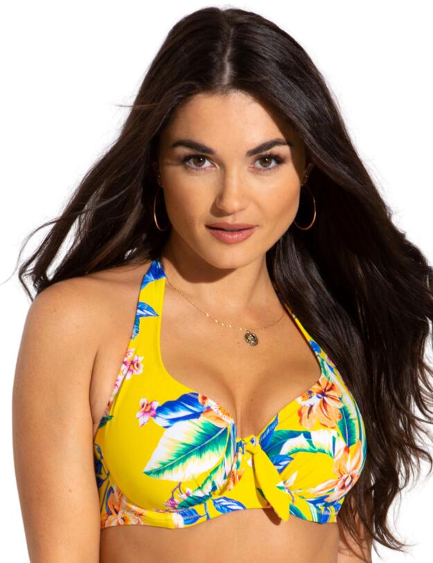 Pour Moi Heatwave Halter Underwired Top Malibu 