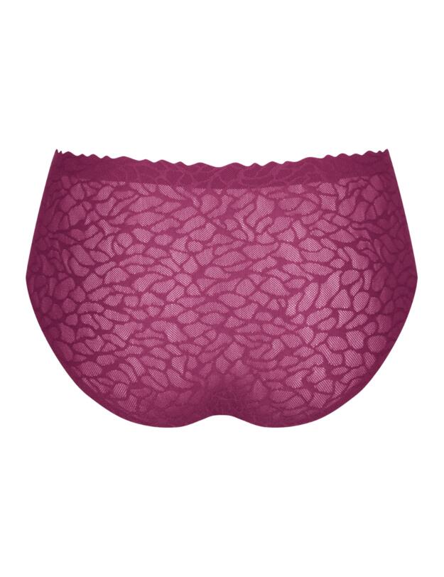 Sloggi Zero Feel Lace 2.0 High Waist Brief Wine 