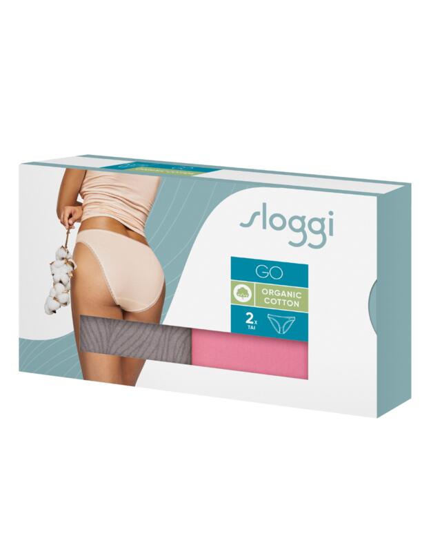  Sloggi Go Tai Brief 2 Pack Grey Combination
