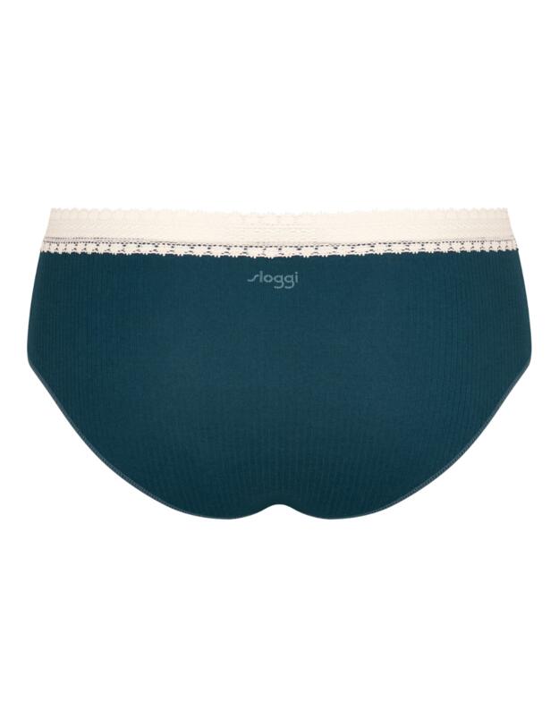 Sloggi Go Ribbed Hipster 2 Pack Blue - Light Combination
