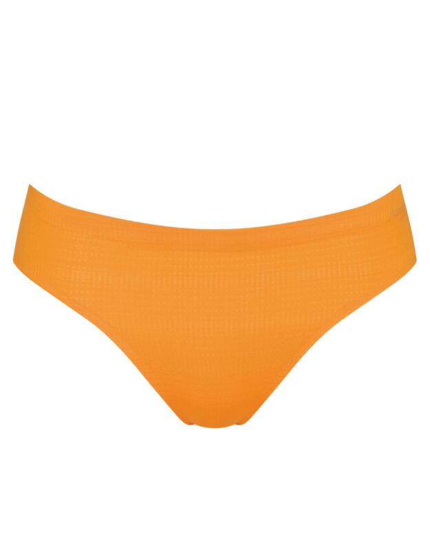 Sloggi Zero +Motion 2 Pack Ultra High Leg Briefs Orange - Dark Combination