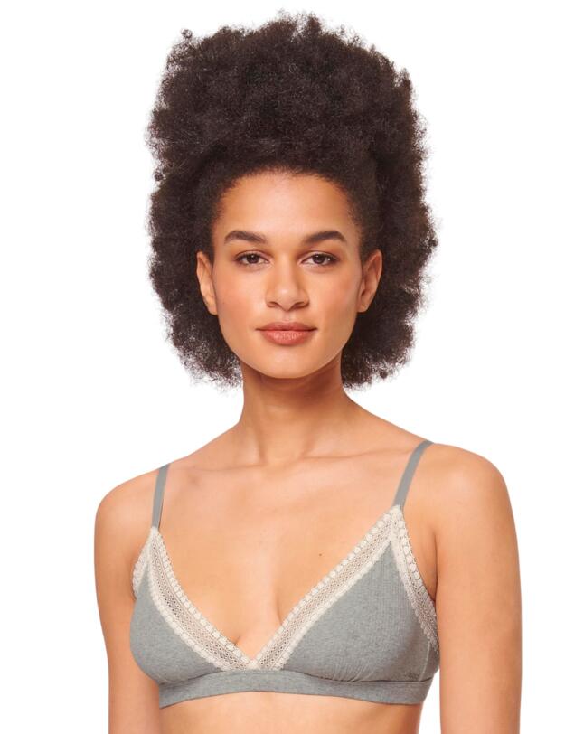 Sloggi Go Ribbed Bralette Medium Grey Melange