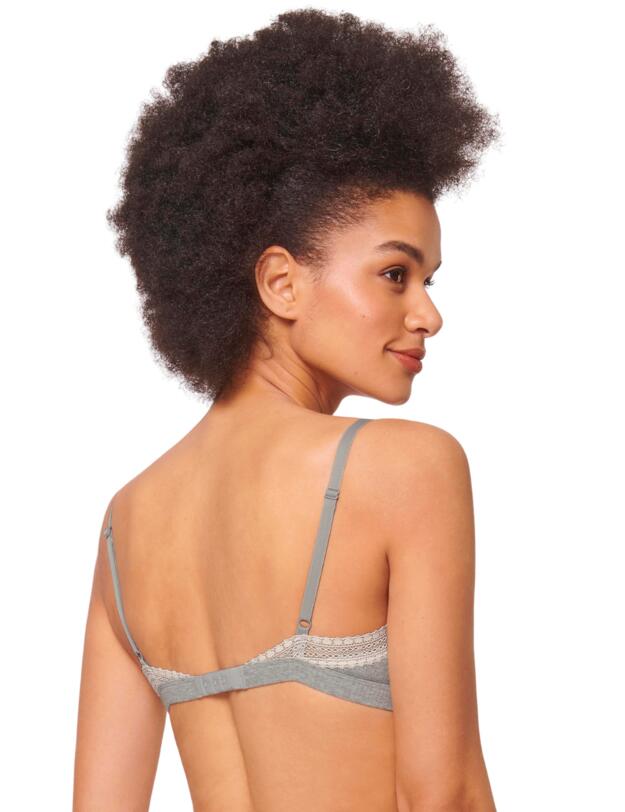 Sloggi Go Ribbed Bralette Medium Grey Melange