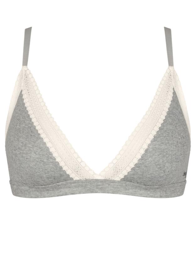 Sloggi Go Ribbed Bralette Medium Grey Melange