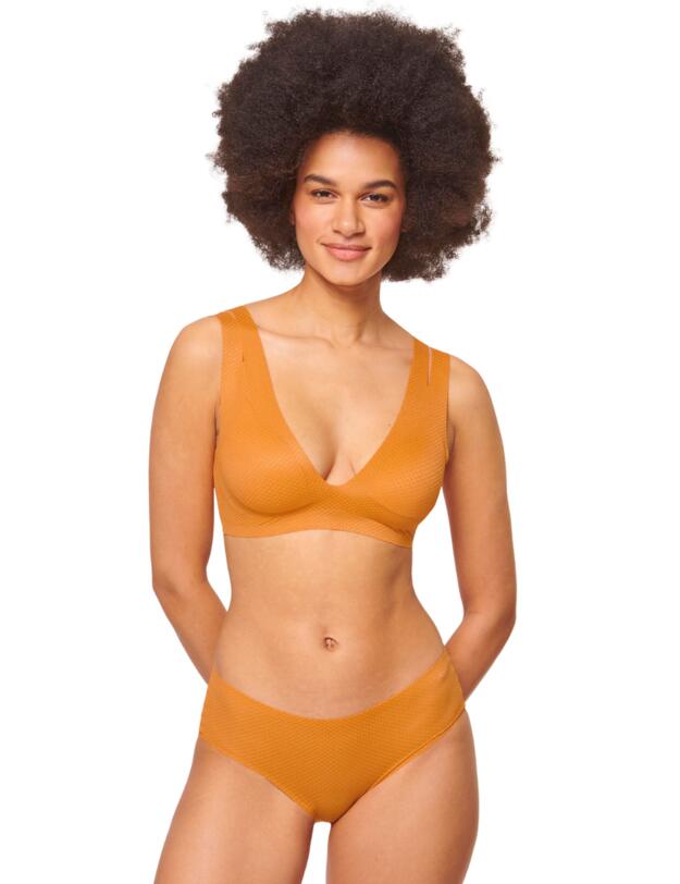 Sloggi Zero Feel Flow Bralette Burnt Apricot