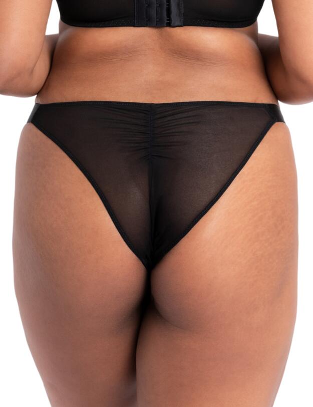 Curvy Kate All Night Tanga Brief Black Multi