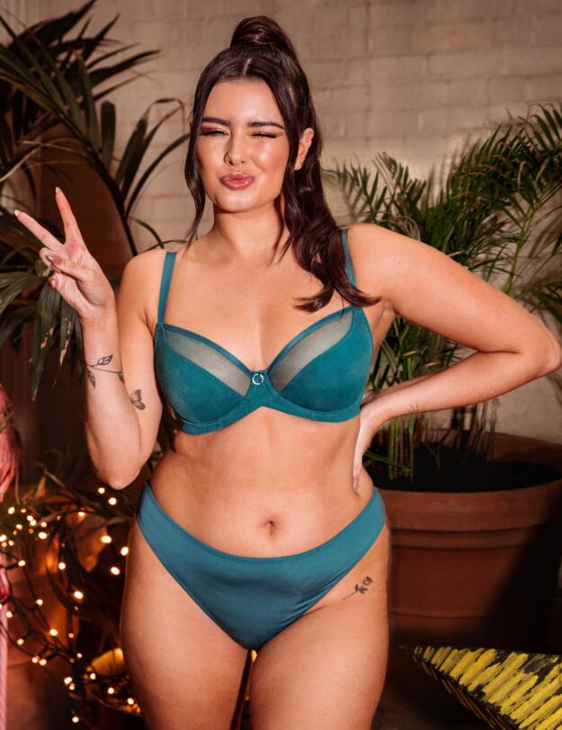 Curvy Kate Daily Balcony Bra Teal