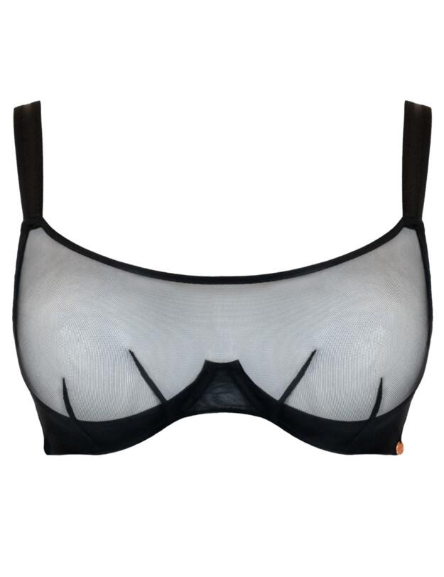 Scantilly by Curvy Kate Superheroine Bandeau Black