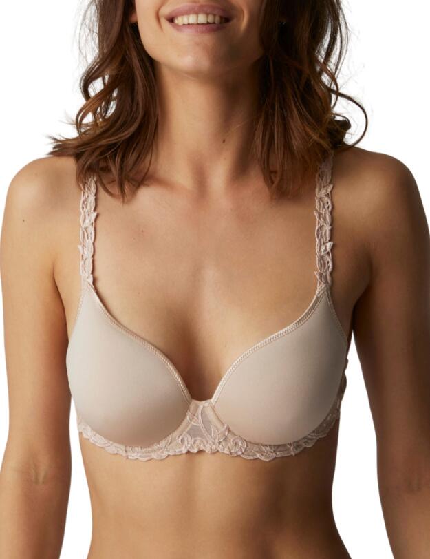 Simone Perele Andora Spacer Plunge Bra Peau Rosee