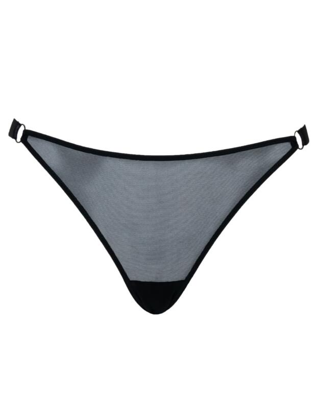 Curvy Kate Front and Cenre Brazilian Brief Black