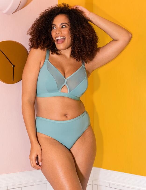 Curvy Kate Get up and Chill Bralette Sage