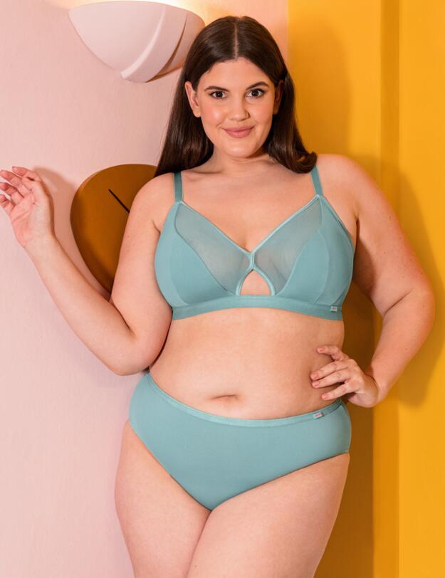 Curvy Kate Get Up and Chill Short Brief Sage