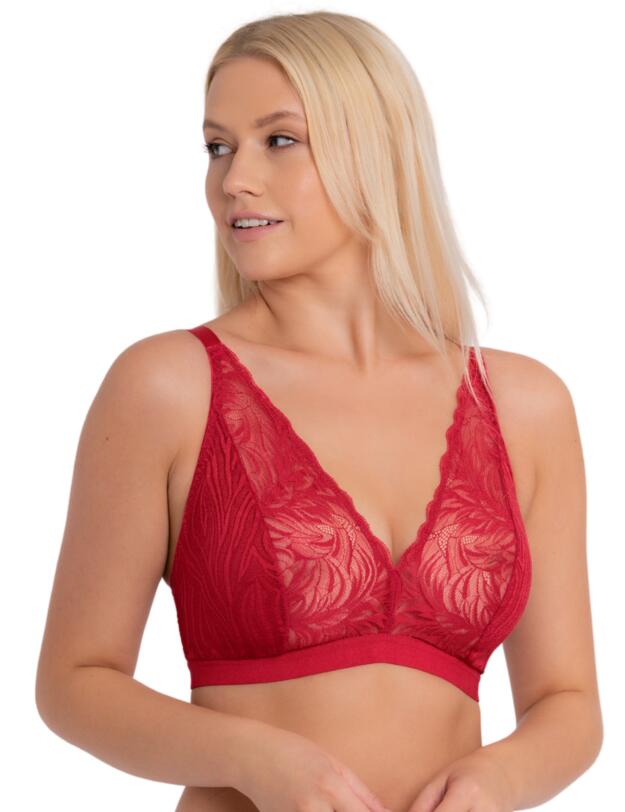 Curvy Kate Lace Daze Bralette Lipstick Red