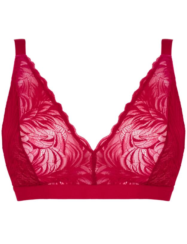 Curvy Kate Lace Daze Bralette Lipstick Red