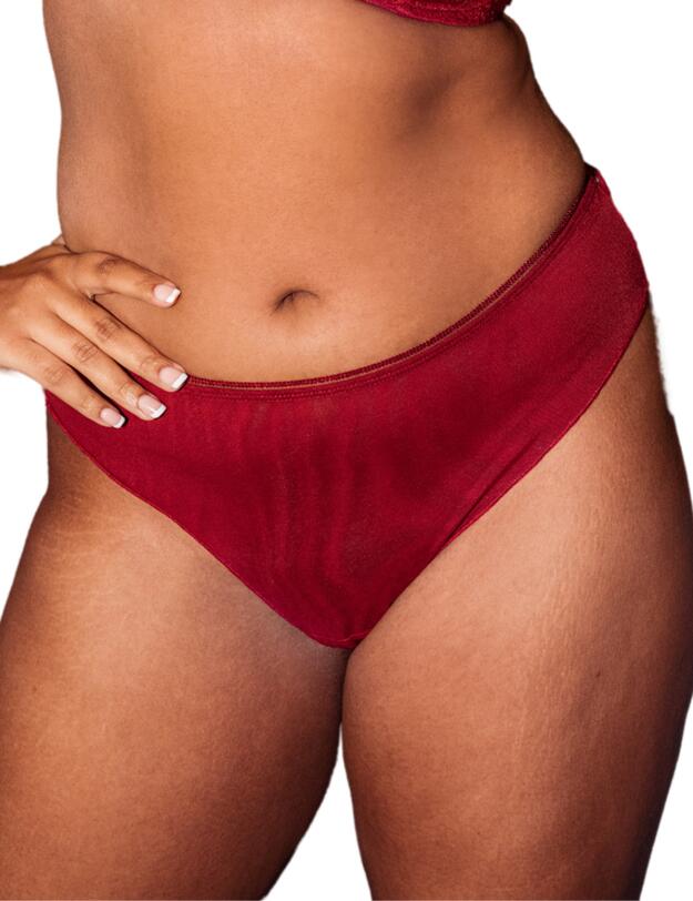 Curvy Kate Lifestyle Short Brief Deep Red