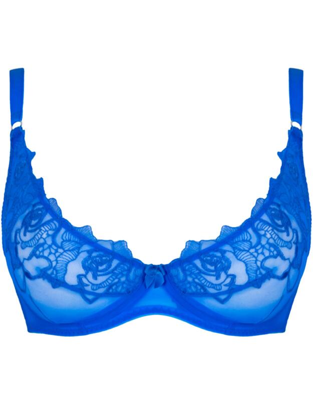 Curvy Kate Stand Out Scooped Plunge Bra Electric Blue