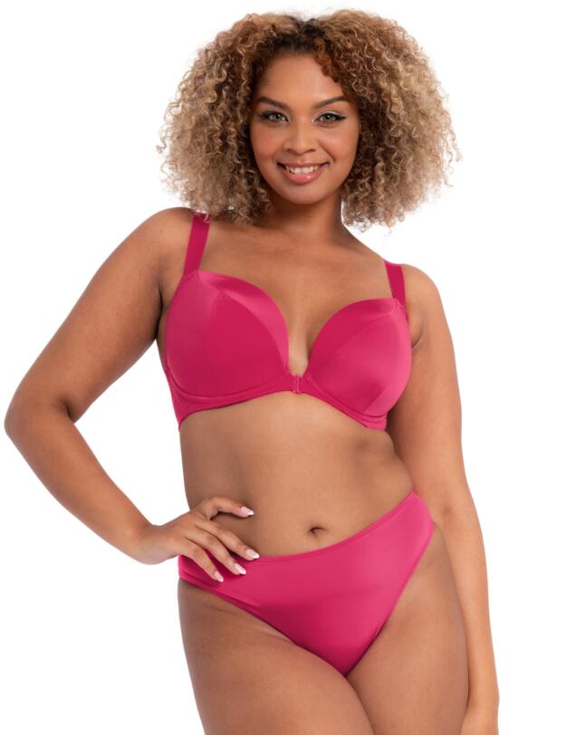 Curvy Kate Superplunge Kiss Padded Plunge Bra Hot Pink