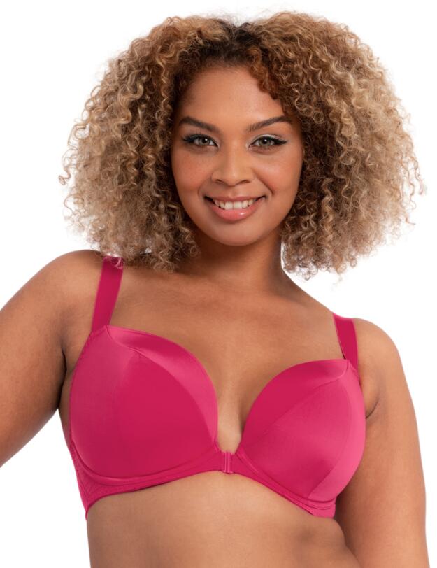 Curvy Kate Superplunge Kiss Padded Plunge Bra Hot Pink