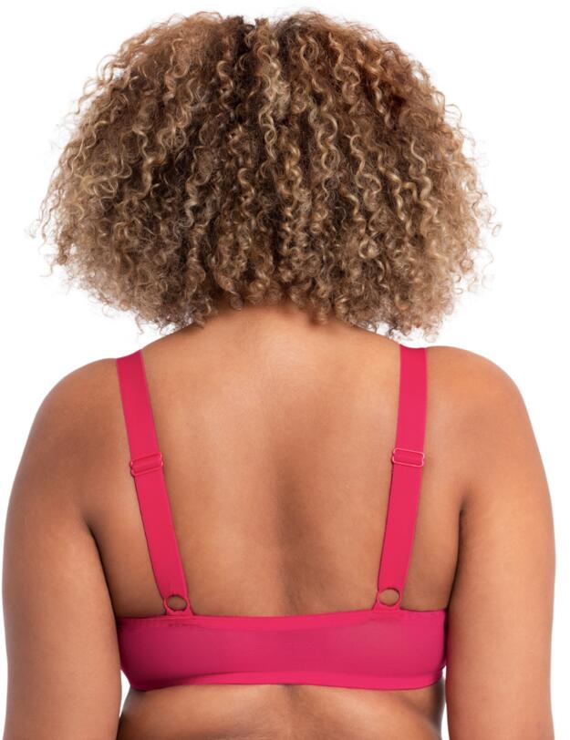 Curvy Kate Superplunge Kiss Padded Plunge Bra Hot Pink