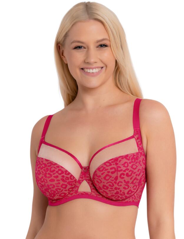 Curvy Kate Victory Wild Balcony Bra Hot Pink/Blush