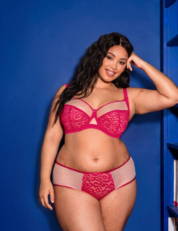 Curvy Kate Victory Wild Short Brief Hot Pink/Blush