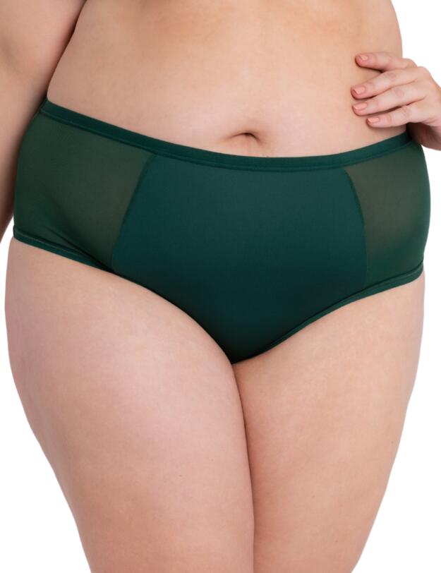 Curvy Kate WonderFully Short Brief Forest Green