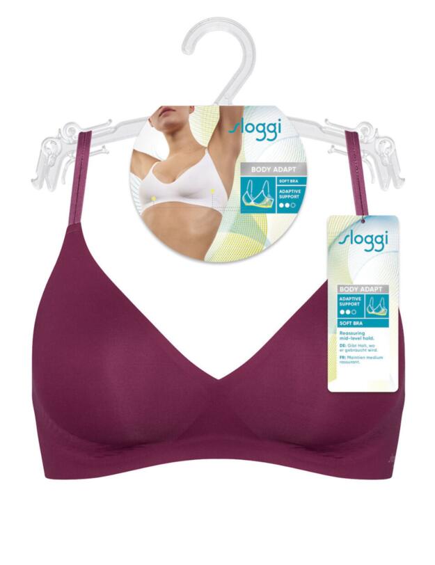 Sloggi Body Adapt Soft Bra Dark Wine 