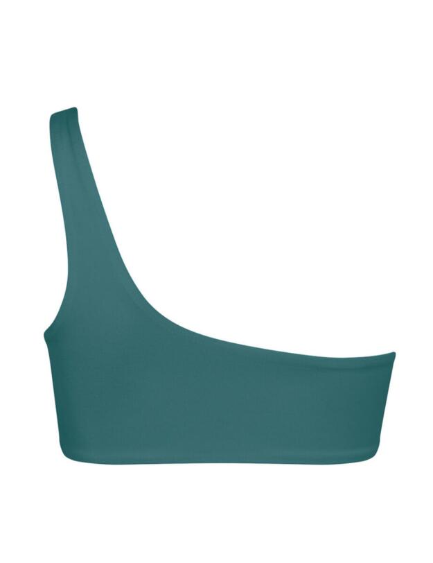 Sloggi Women Shore Kosrae One Strap Bikini Top Green Combination 