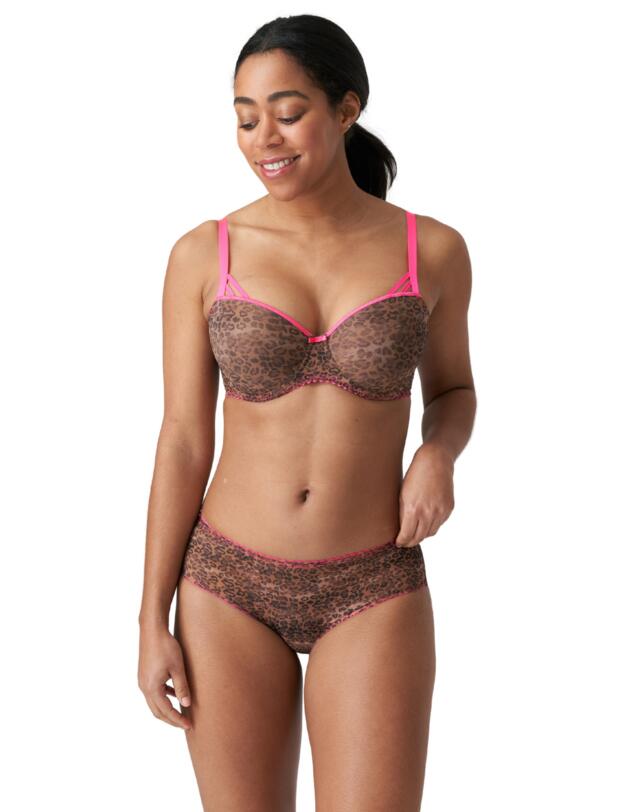 Prima Donna Twist Cafe Plume Padded Balcony Bra Cheetah