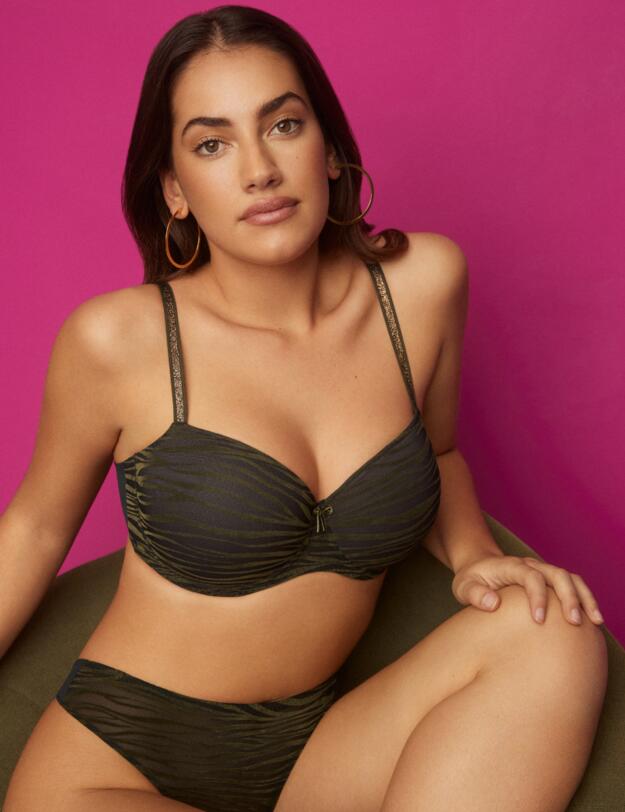 Prima Donna Twist Verlet Padded Balcony Bra Dark Woods