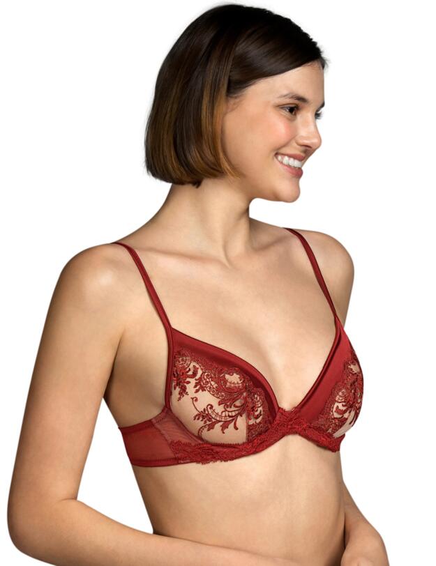 Andres Sarda Cooper Full Cup Wire Bra Luxury Red 