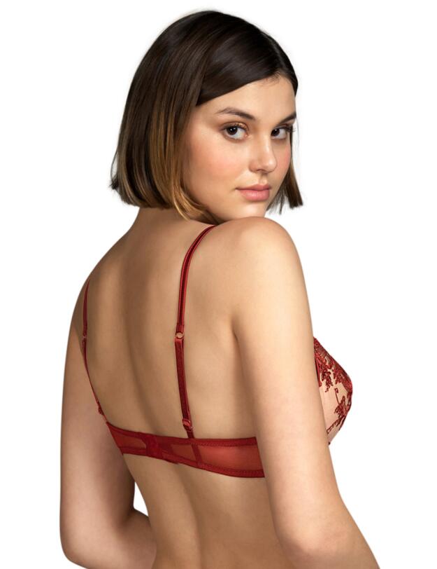 Andres Sarda Cooper Full Cup Wire Bra Luxury Red 