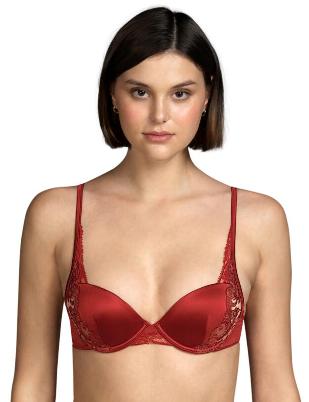 Andres Sarda Cooper Padded Bra - Deep Plunge Luxury Red 