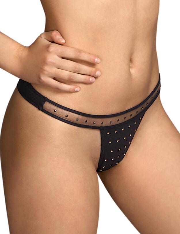Andres Sarda Switzer Luxury Thong Black