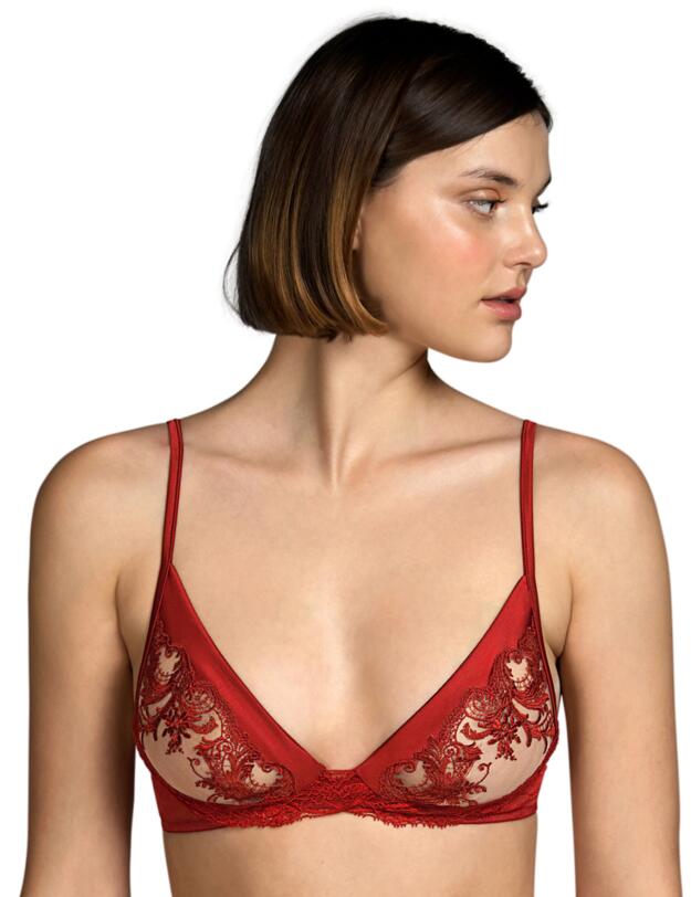 Andres Sarda Cooper Soft Bra Wireless Luxury Red 