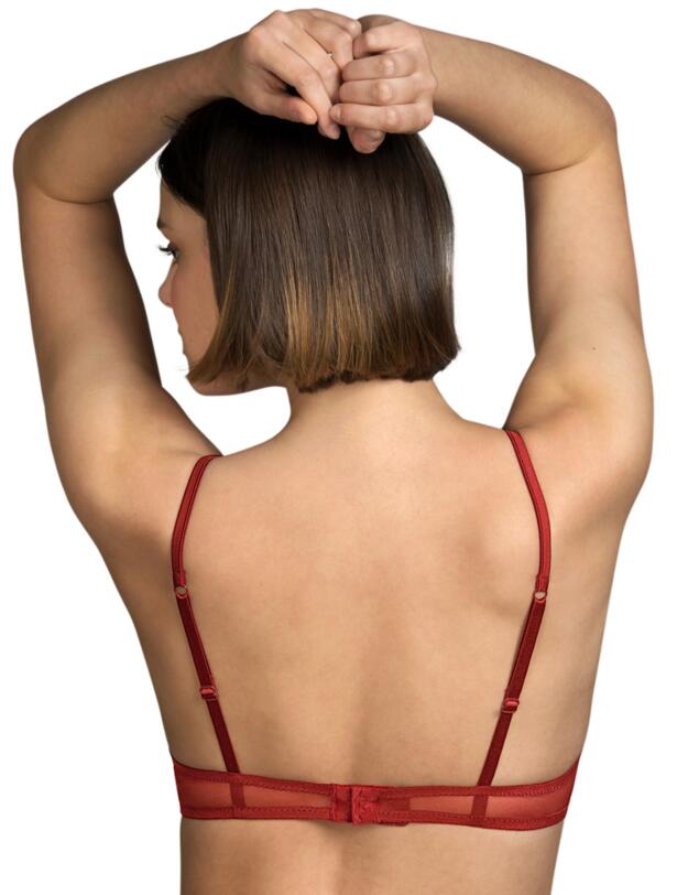Andres Sarda Cooper Soft Bra Wireless Luxury Red 