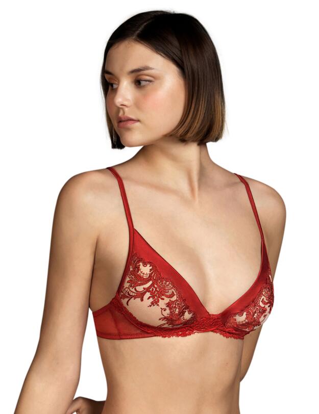 Andres Sarda Cooper Soft Bra Wireless Luxury Red 