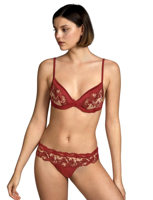 Andres Sarda Cooper Short Thong Luxury Red 