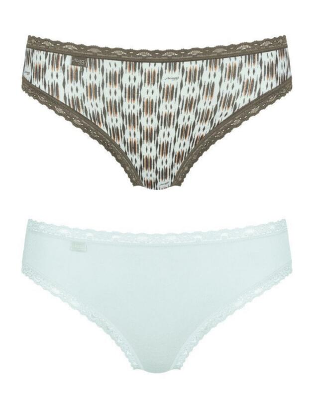 Sloggi 24 7 Weekend Tai Briefs 2 Pack Turquiouse Dark