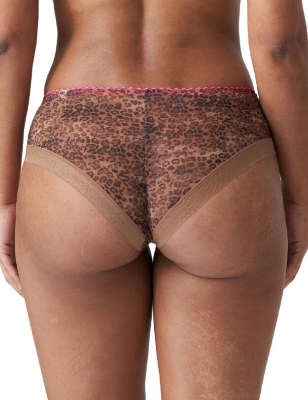 Prima Donna Twist Cafe Plume Hotpant Brief Cheetah