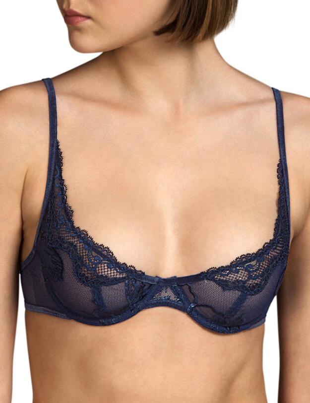 Andres Sarda Edurne Plunge Wire Bra Water Blue