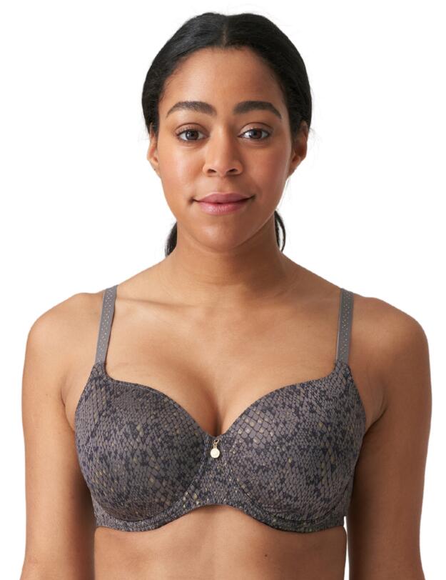 Prima Donna Twist Villemin Padded T Shirt Bra Kitten Grey