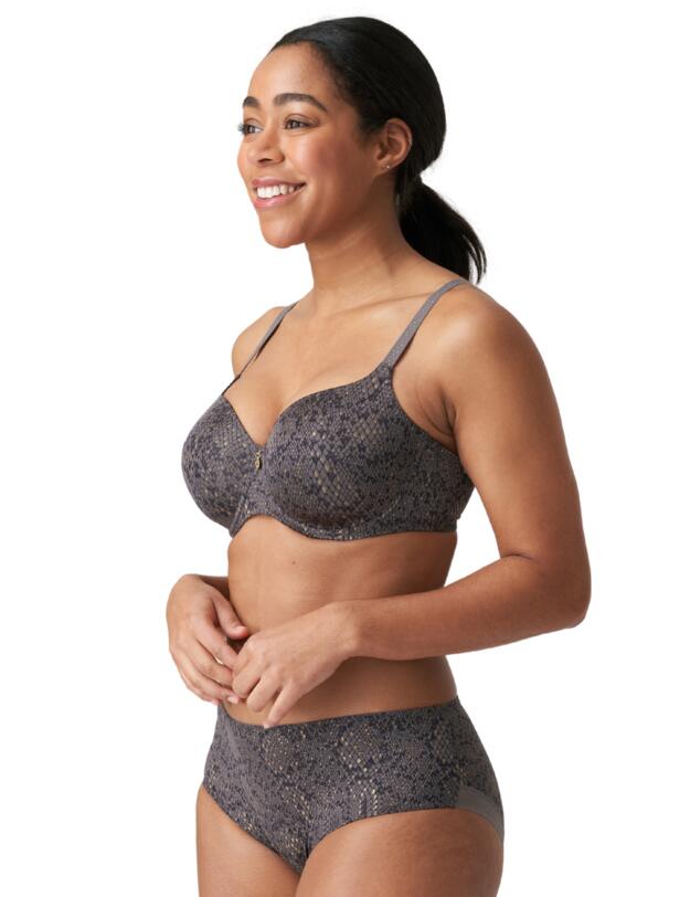 Prima Donna Twist Villemin Padded T Shirt Bra Kitten Grey
